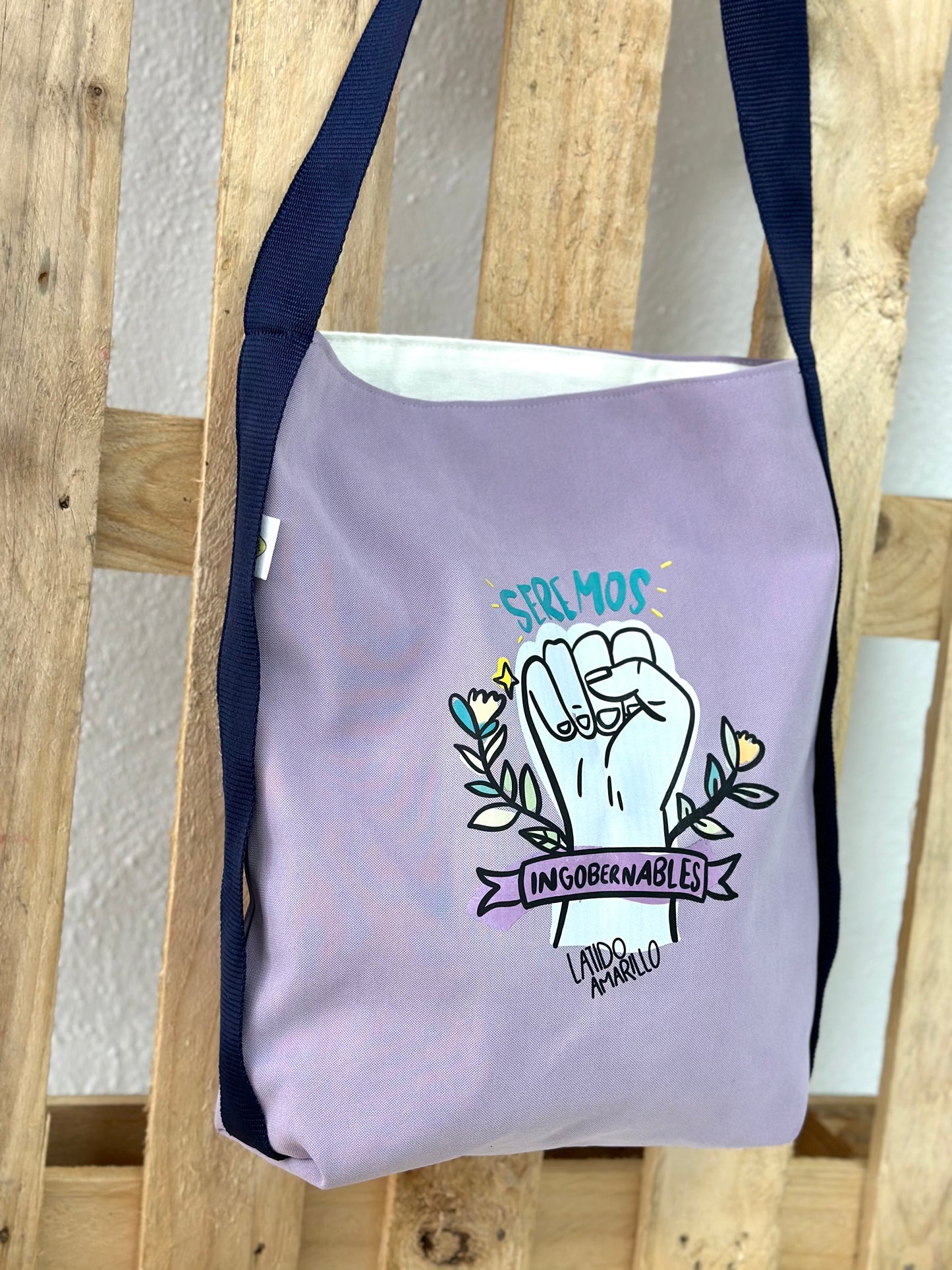 Bolso Tote ingobernables morado
