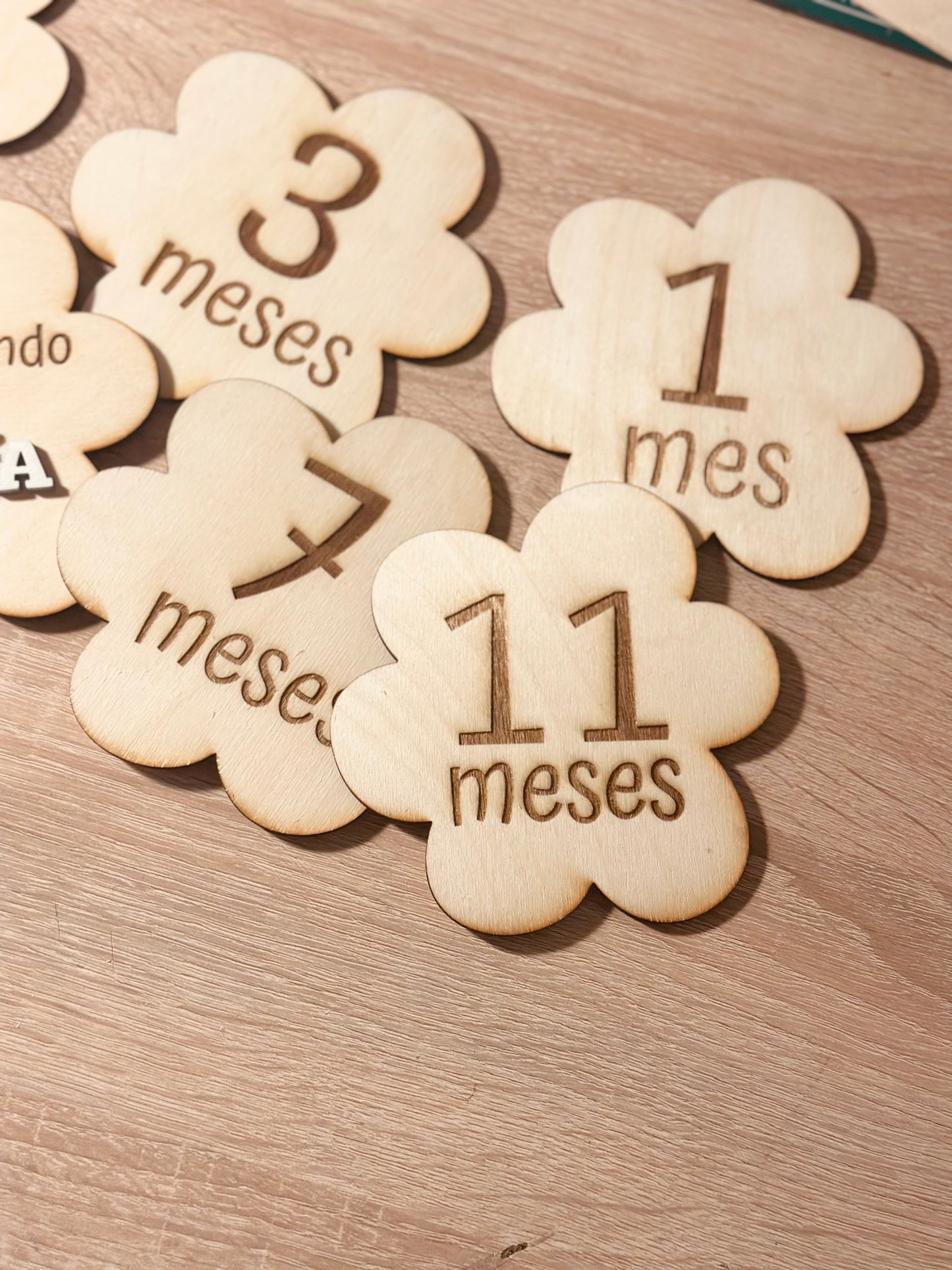 Meses flores para bebés