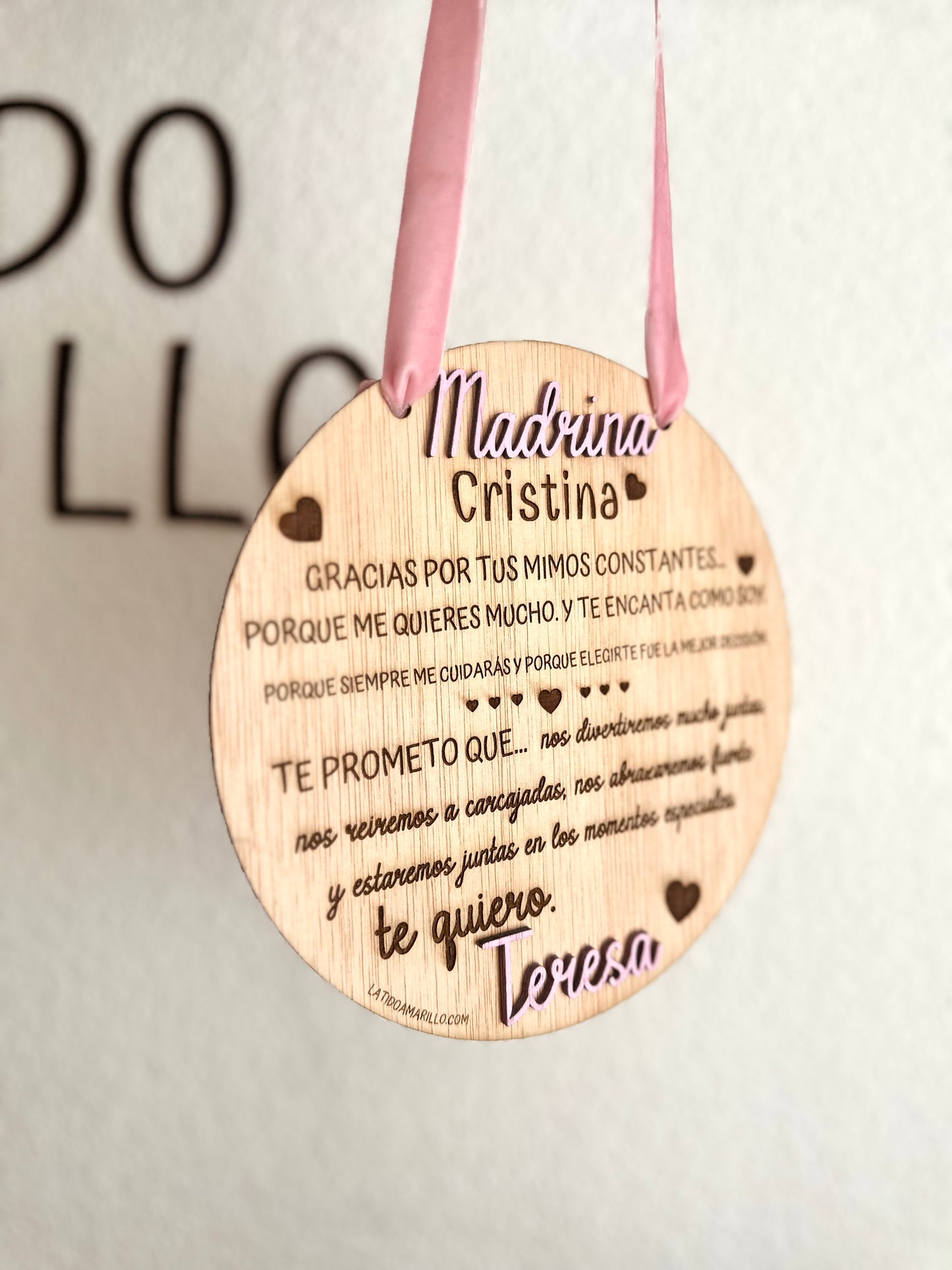 Círculo para la mejor madrina