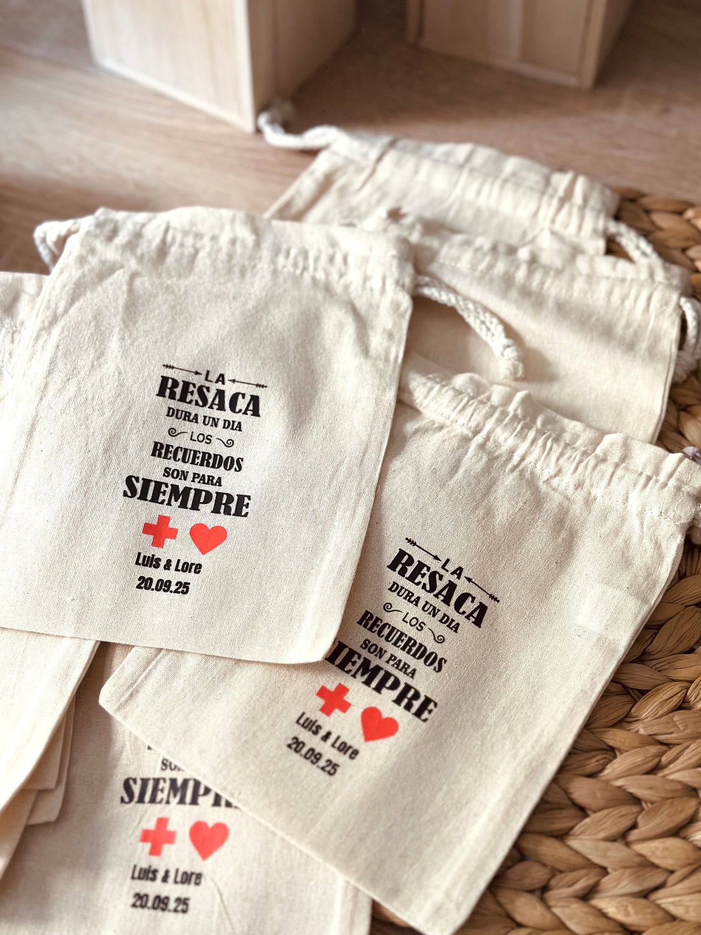Bolsas para kit de resaca