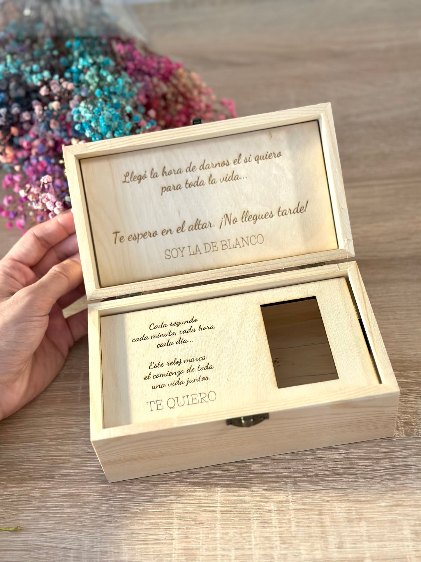 Caja personalizada para reloj