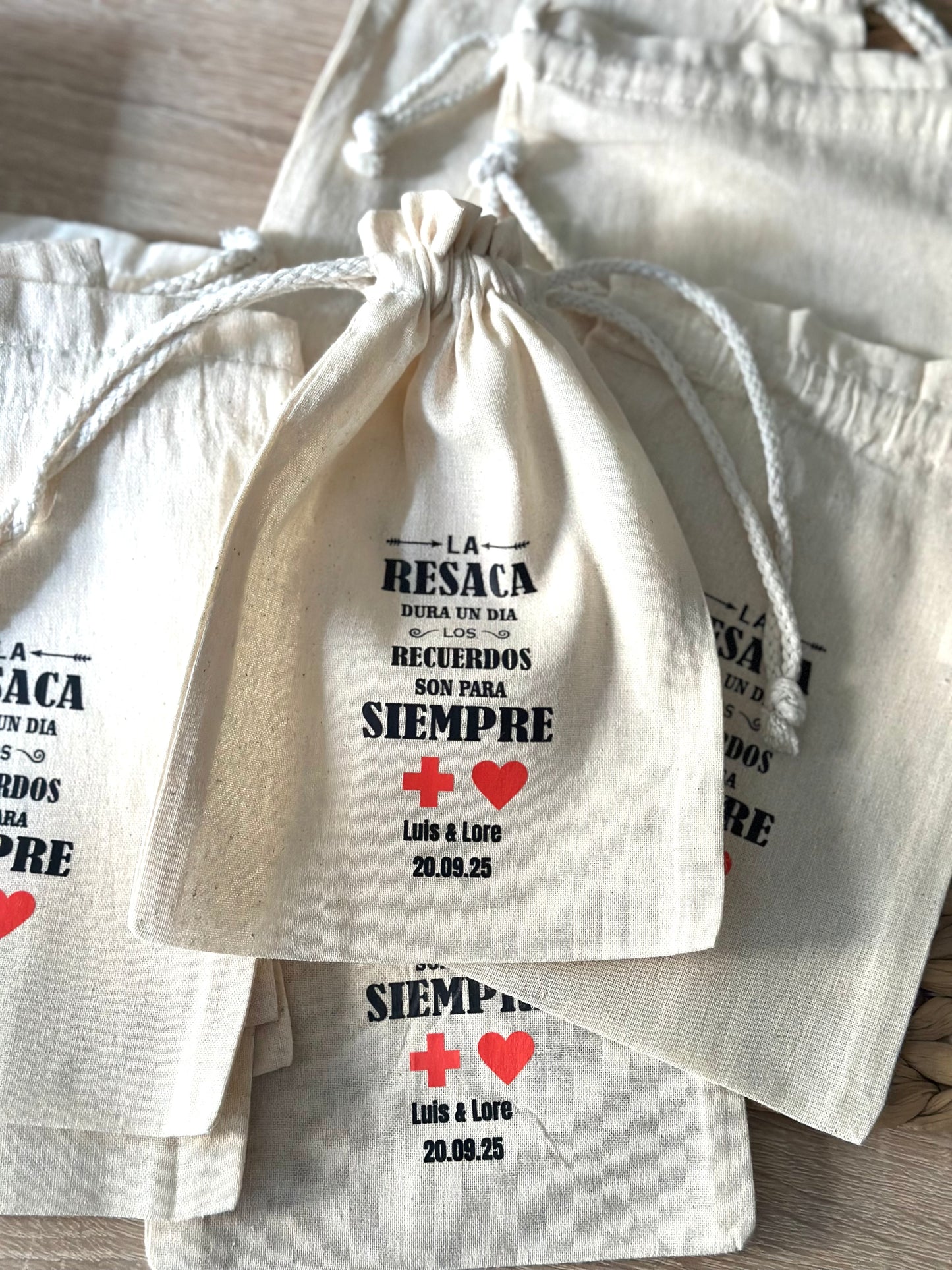 Bolsas para kit de resaca