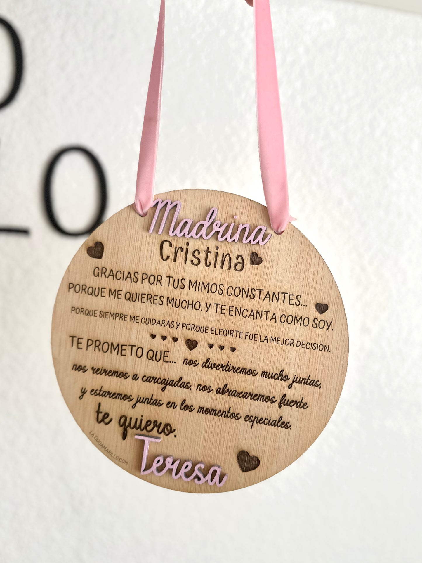 Círculo para la mejor madrina