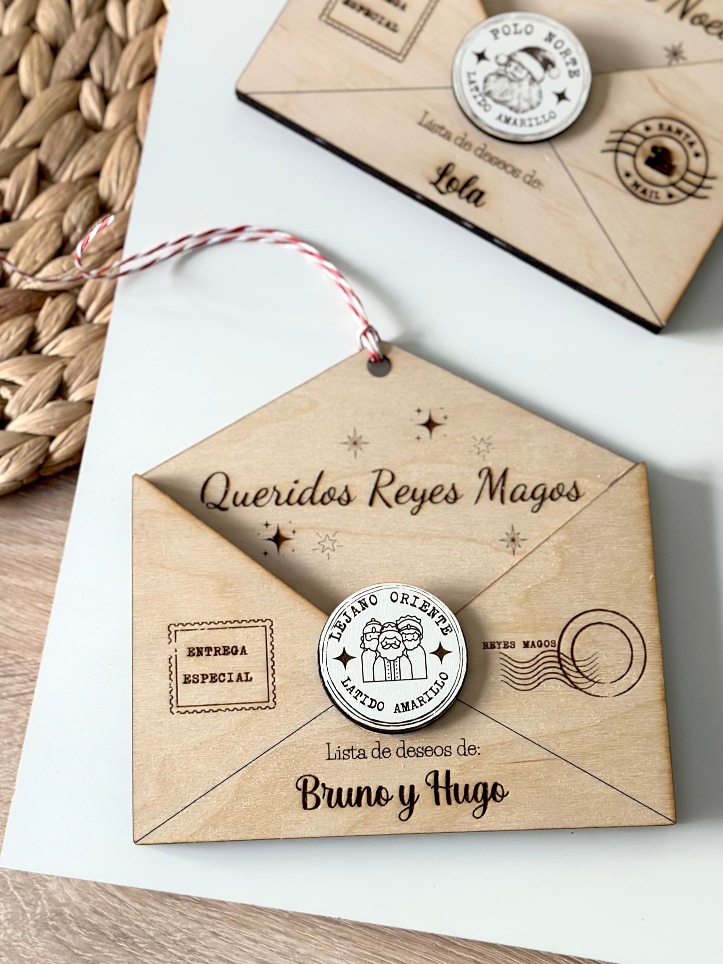 Sobre guarda cartas de deseos.