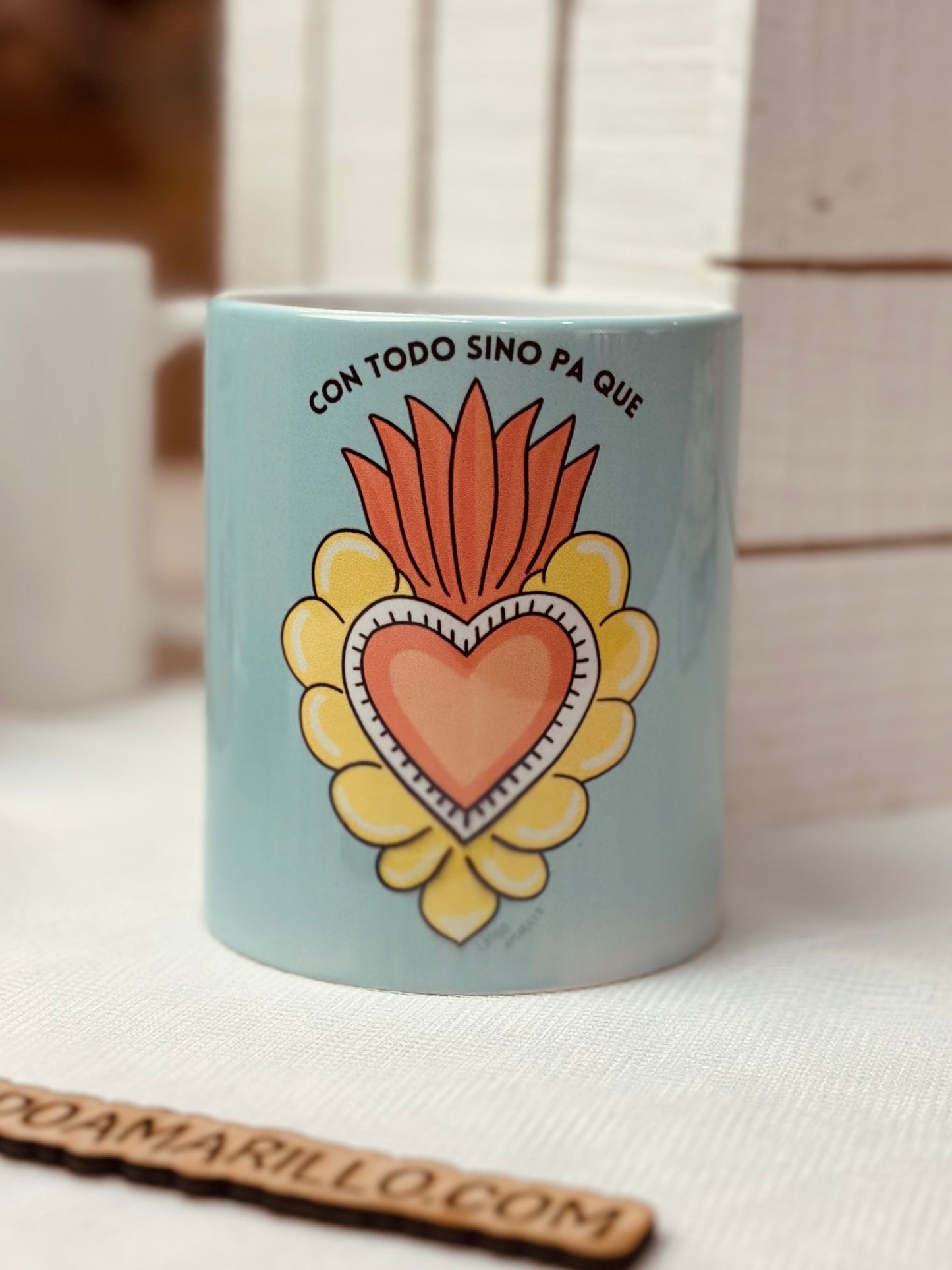 Taza "Con todo, si no pa qué!"