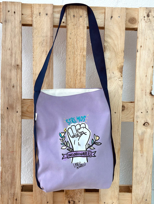 Bolso Tote ingobernables morado