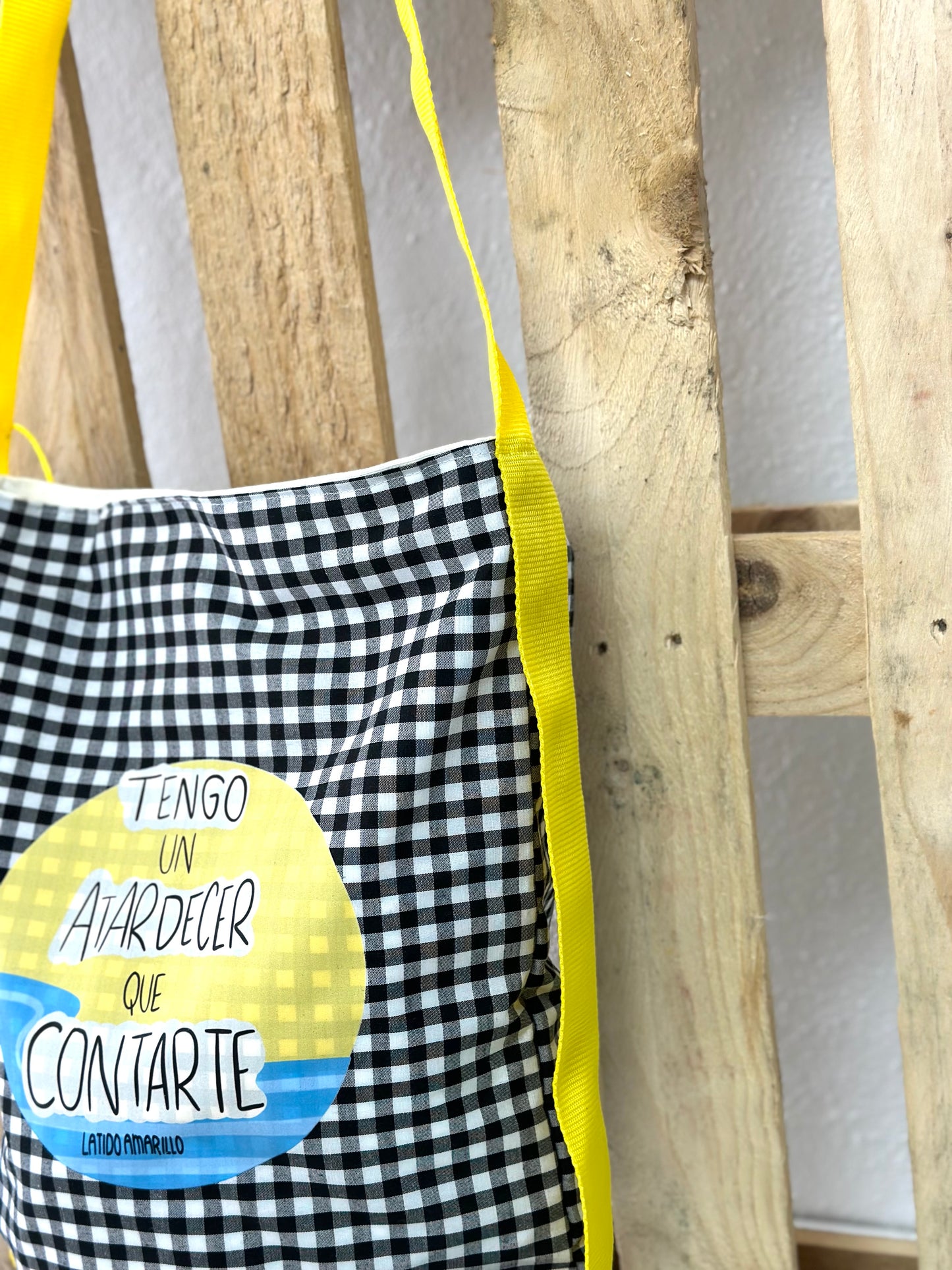 Bolso Tote Atardecer negro