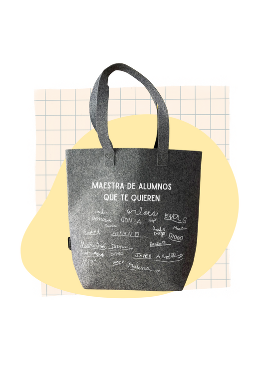 Bolso de fieltro NOMBRES