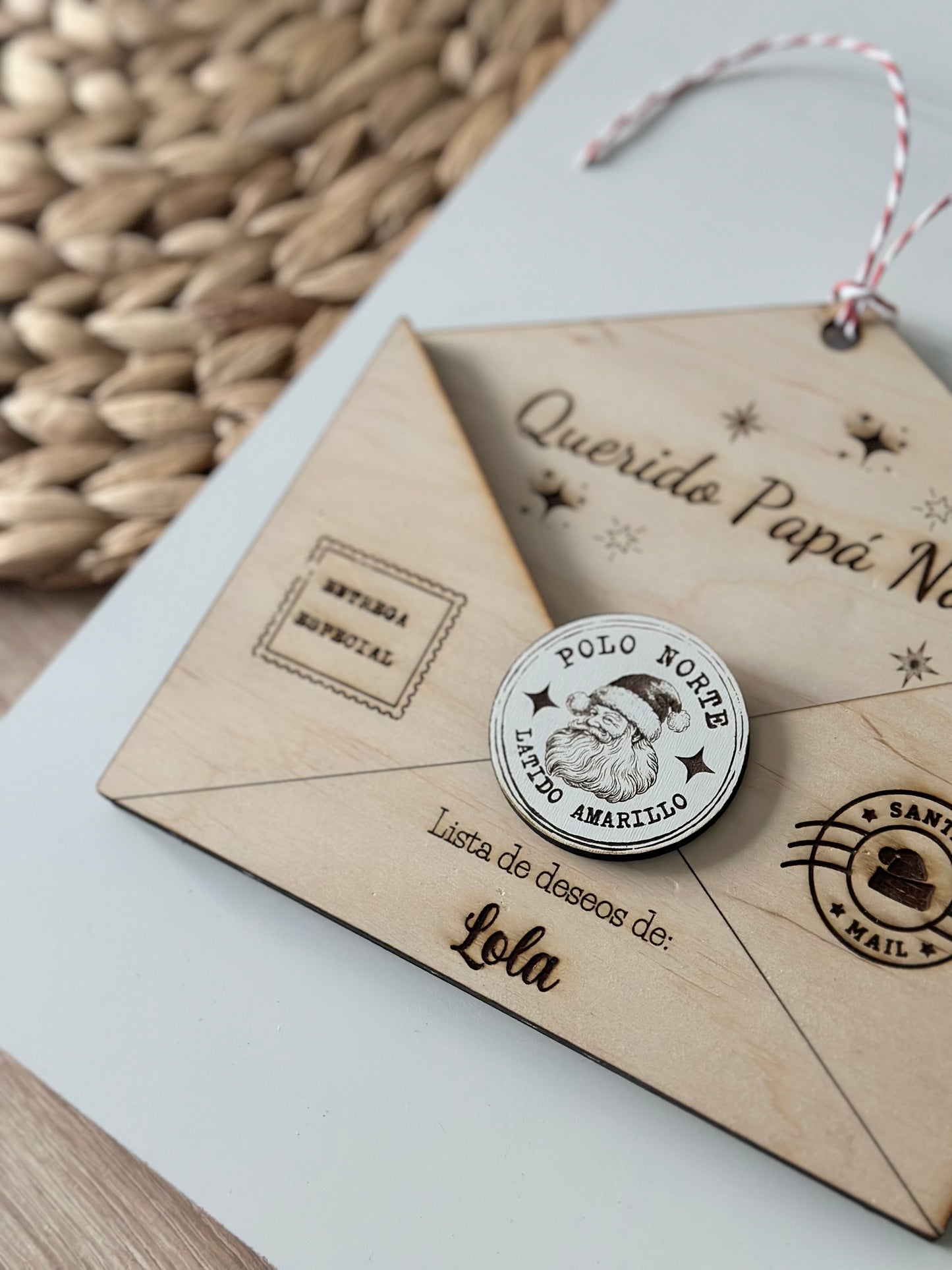 Sobre guarda cartas de deseos.