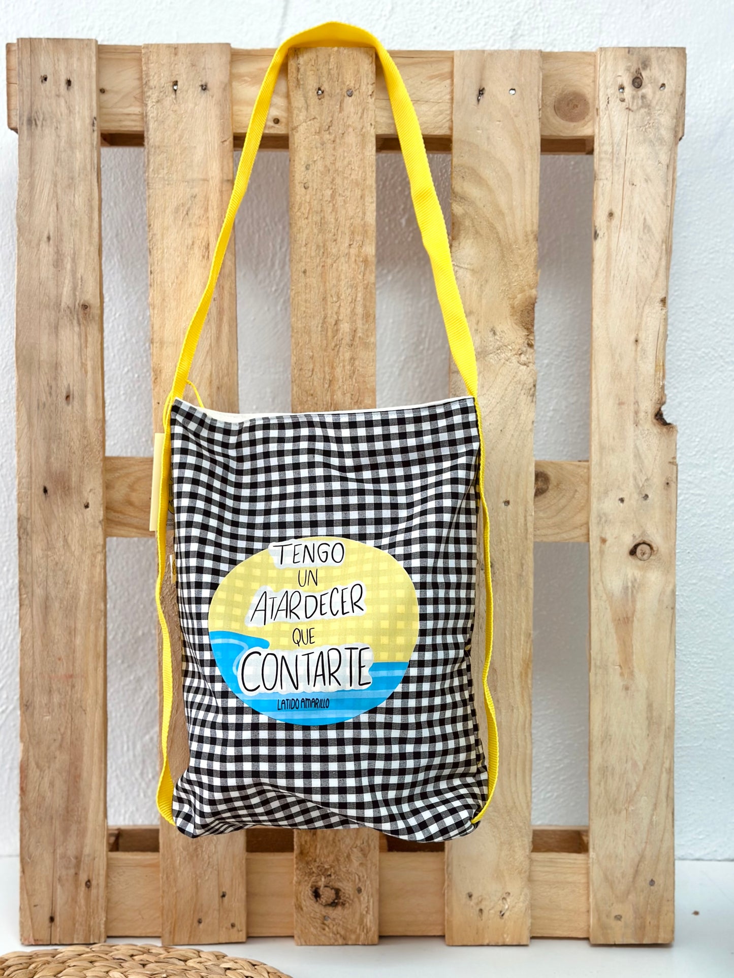 Bolso Tote Atardecer negro