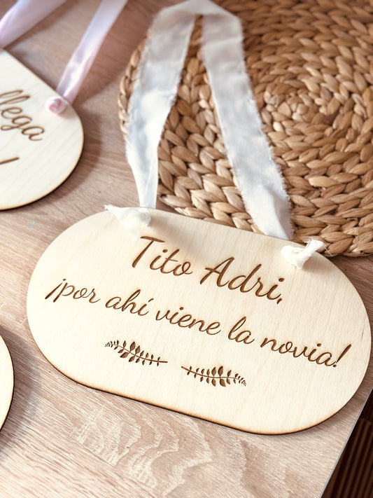 Cartel Llega la Novia