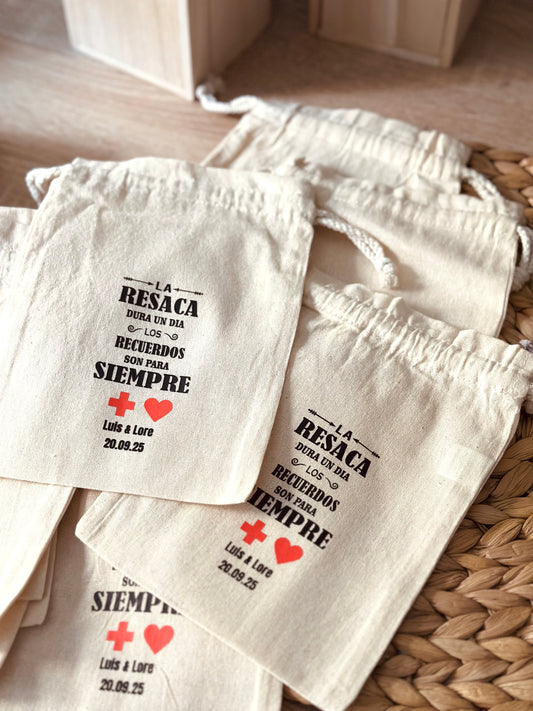 Bolsas para kit de resaca