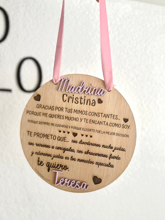 Círculo para la mejor madrina