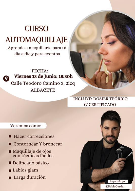 Curso Automaquillaje con Pablo Cerdán