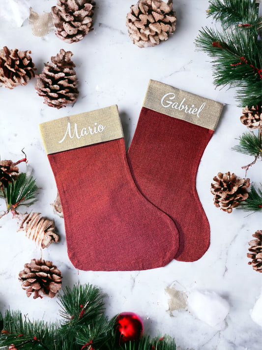 Calcetín Navideño con nombre