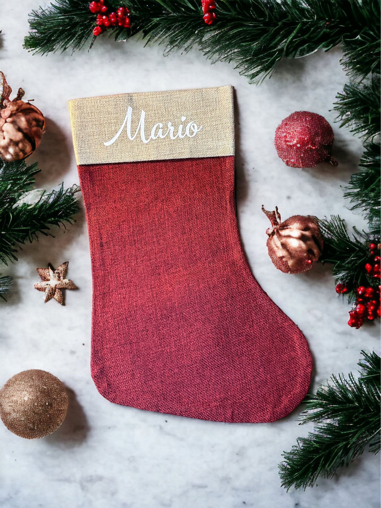 Calcetín Navideño con nombre