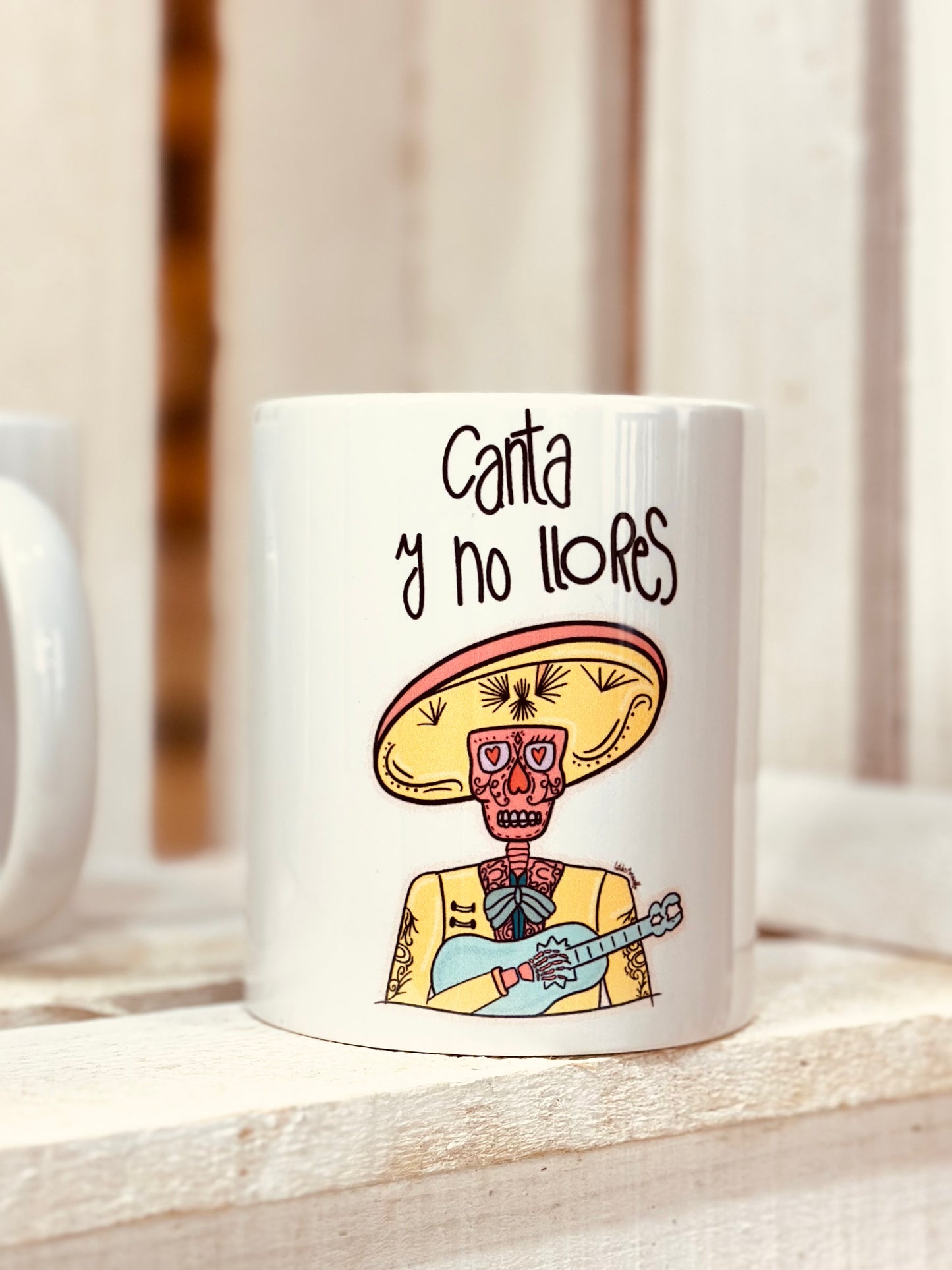 Taza "Canta y no llores"
