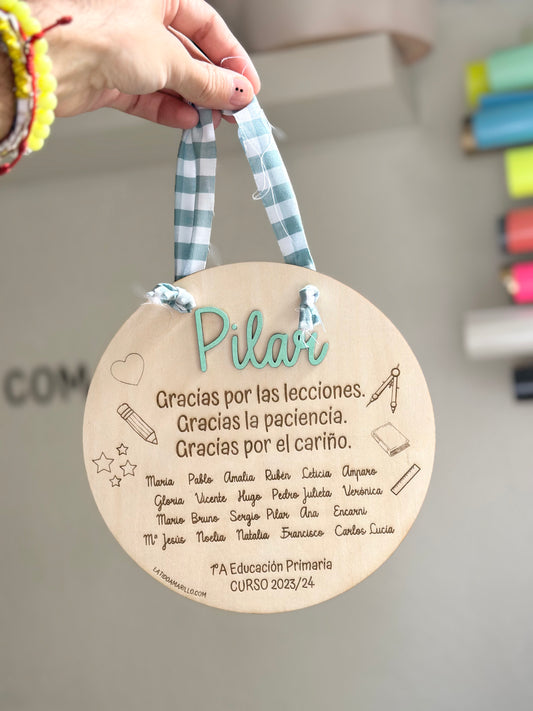 Colgador de Madera Recuerdo