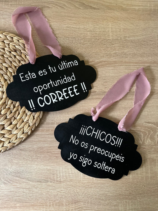 Cartel para ceremonia
