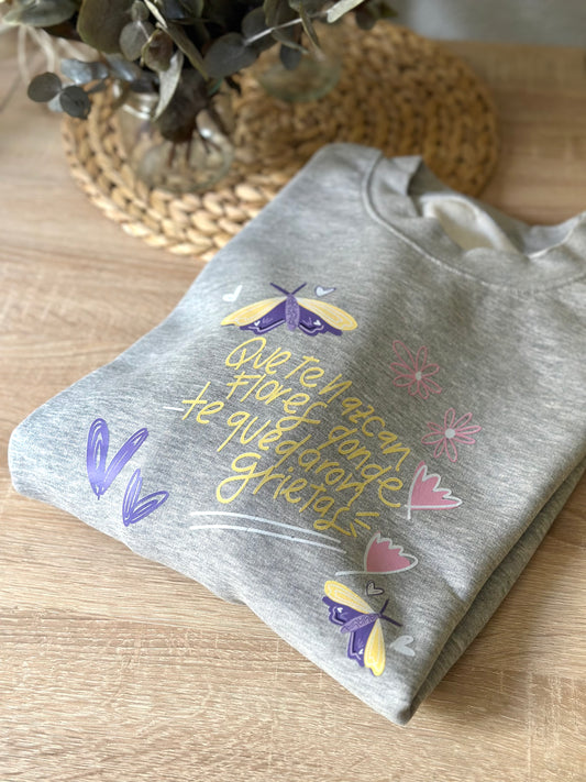 Sudadera Gris - Cicatrices -