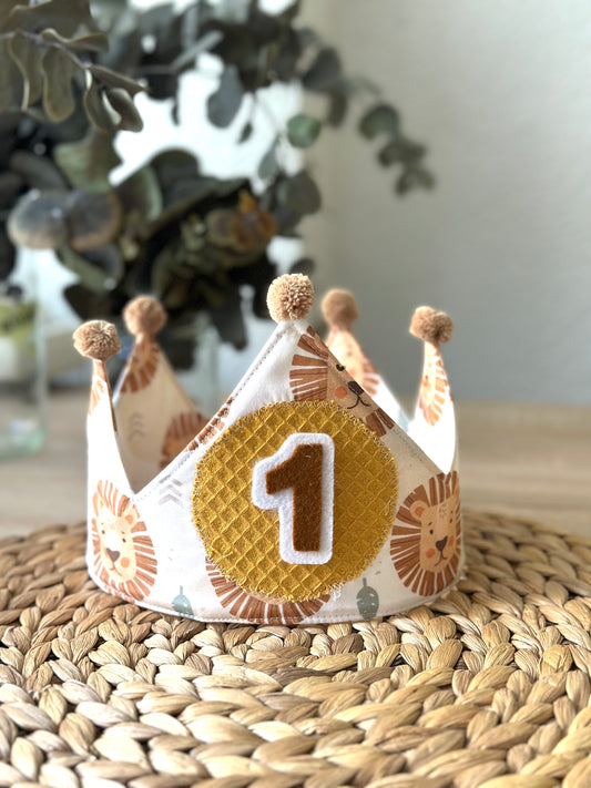 Corona Cumpleaños Lion