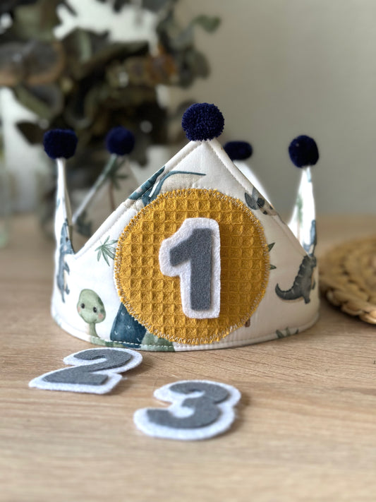 Corona Cumpleaños "Mini Dinos"